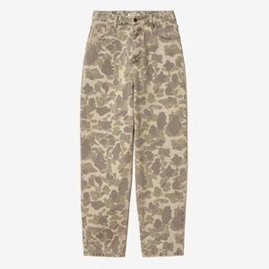 Carhartt WIP Gray Camouflage Tapered Pants